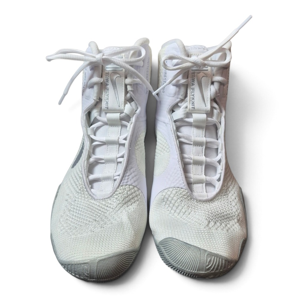 Nike Tawa Wrestling Shoes Men's 13 White Flyknit CI2952-100 Training Combat